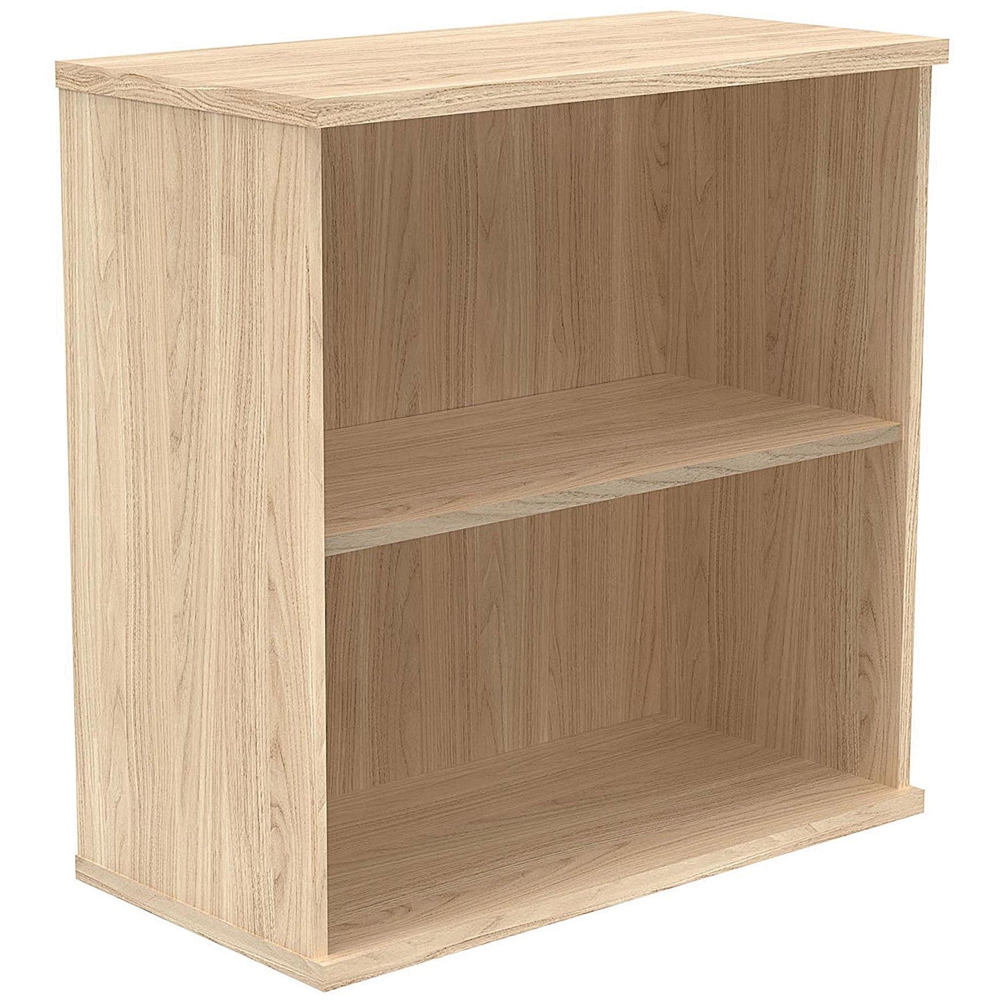 Polaris Low Bookcase, 1 Shelf, 816mm High, Oak Easy2Order : KF821046