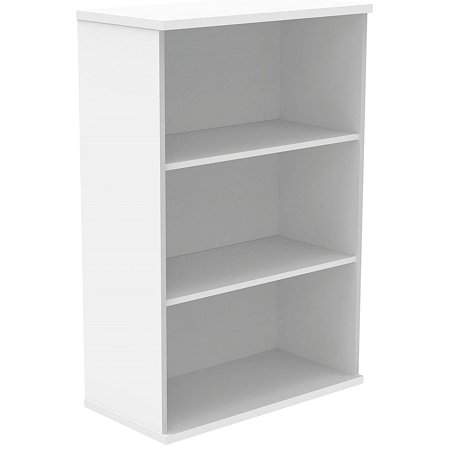 Polaris Medium Bookcase, 2 Shelves, 1204mm High, White Easy2Order : KF821106