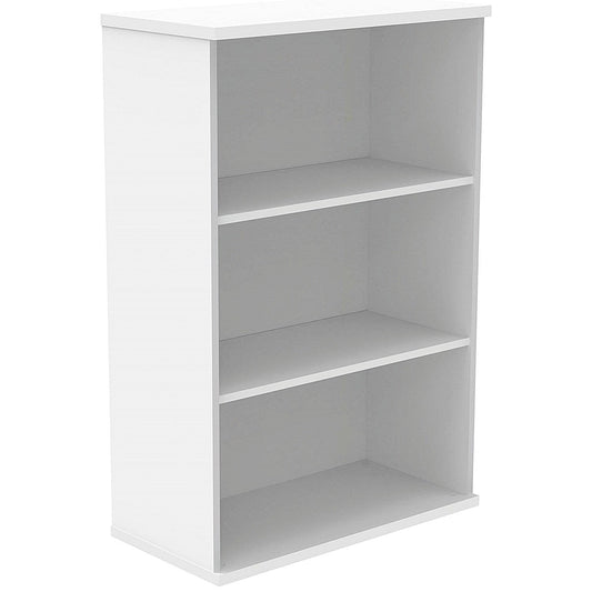 Polaris Medium Bookcase, 2 Shelves, 1204mm High, White Easy2Order : KF821106