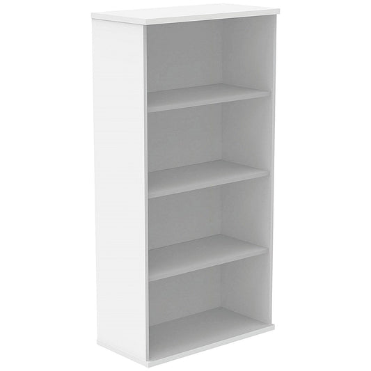 Polaris Tall Bookcase, 3 Shelves, 1592mm High, White Easy2Order : KF821116