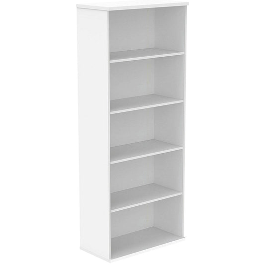 Polaris Extra Tall Bookcase, 4 Shelves, 1980mm High, White Easy2Order : KF821126