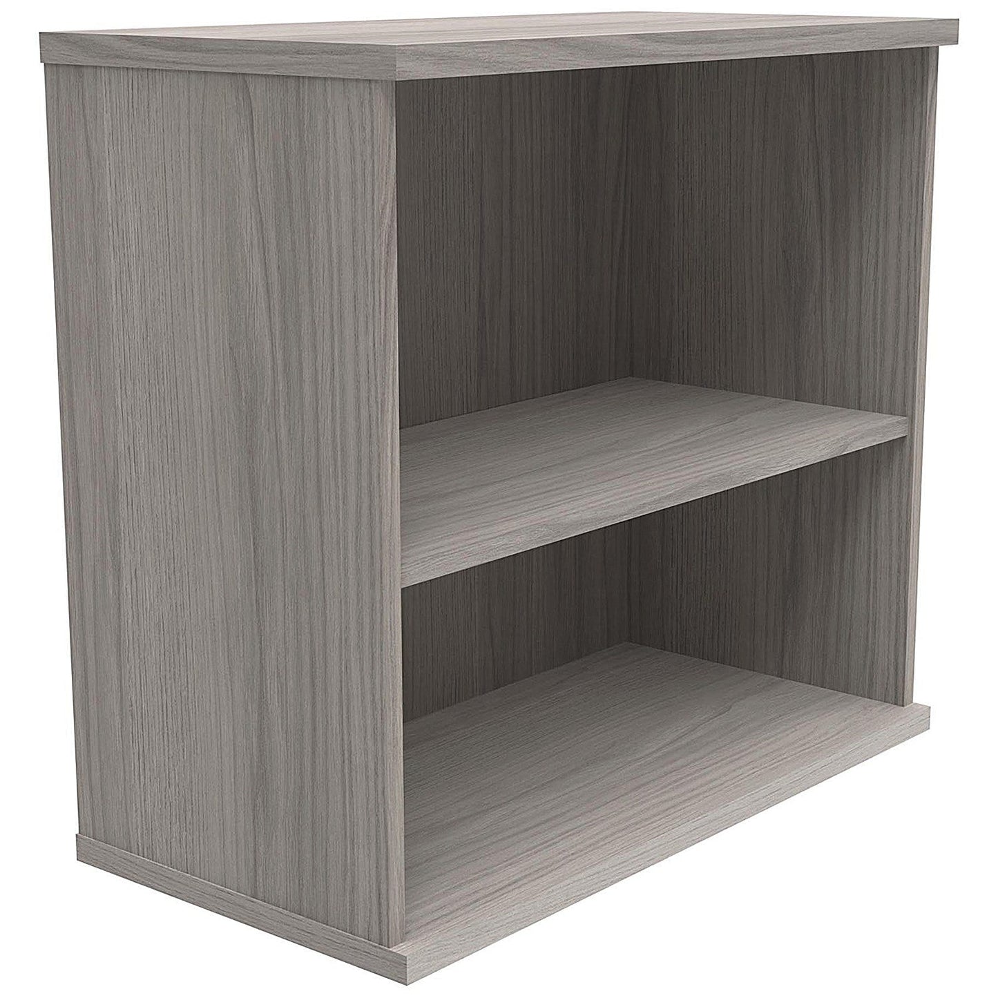 Polaris Desk High Bookcase, 1 Shelf, 730mm High, Grey Oak Easy2Order : KF821136