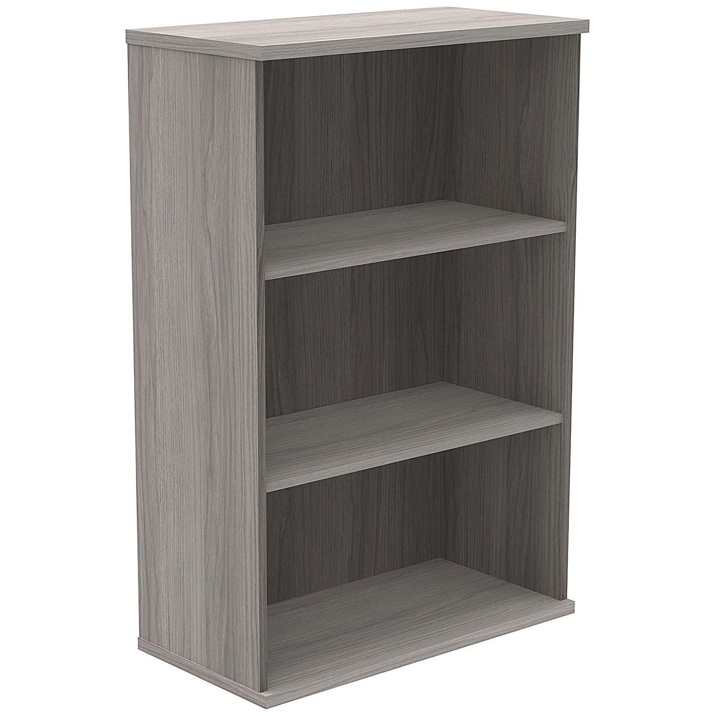 Polaris Medium Bookcase, 2 Shelves, 1204mm High, Grey Oak Easy2Order : KF821156