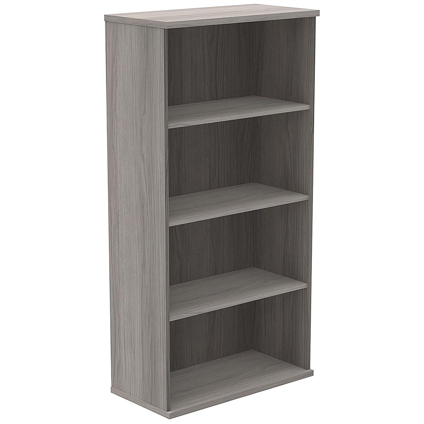 Polaris Tall Bookcase, 3 Shelves, 1592mm High, Grey Oak Easy2Order : KF821166