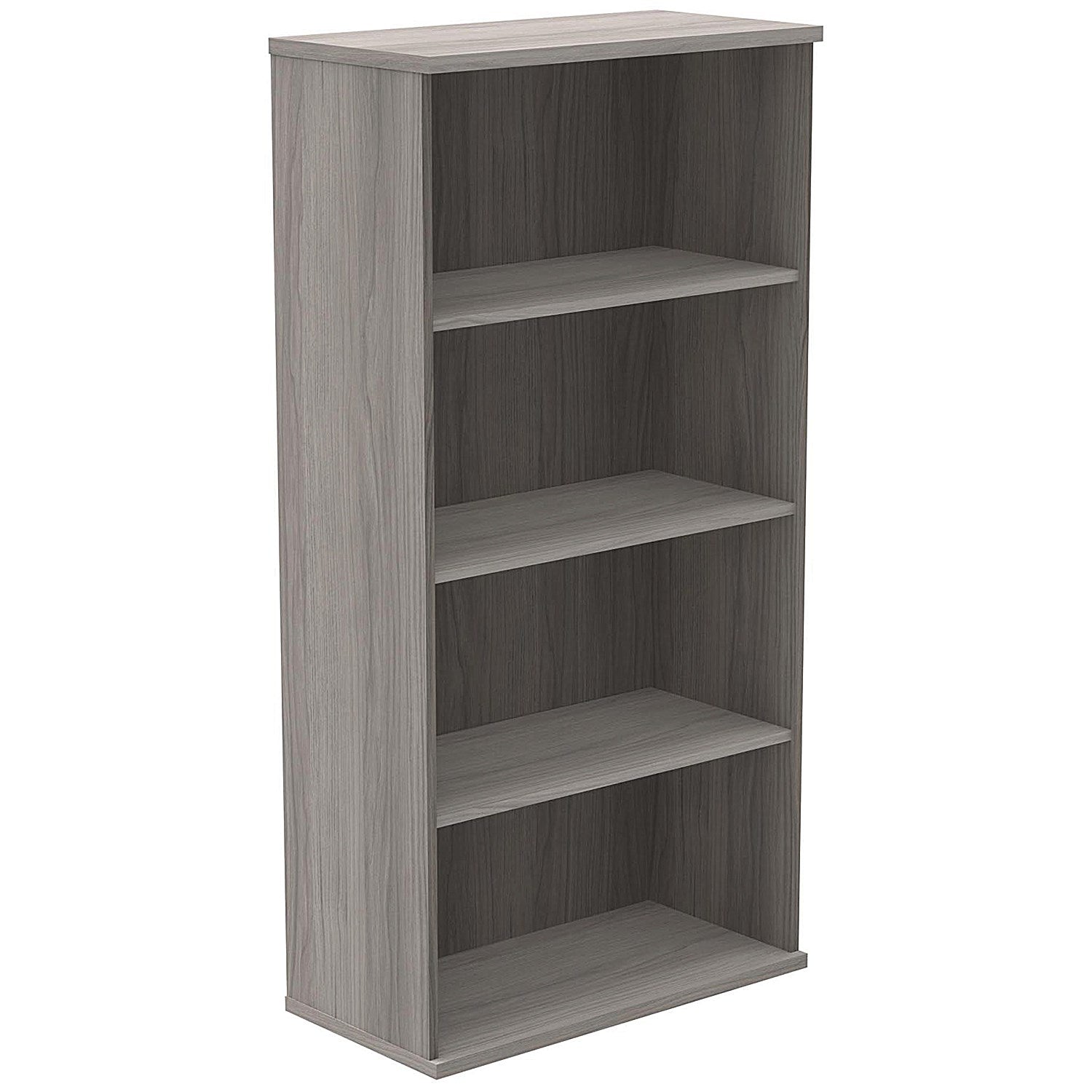 Polaris Tall Bookcase, 3 Shelves, 1592mm High, Grey Oak Easy2Order : KF821166