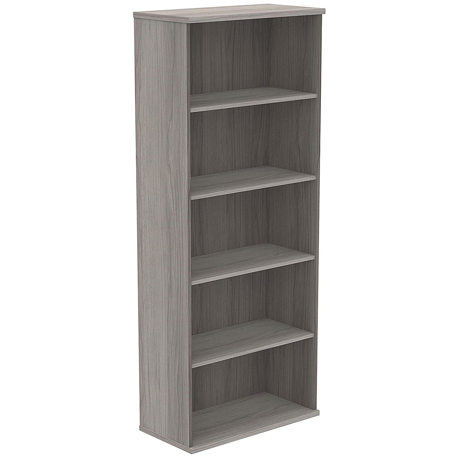 Polaris Extra Tall Bookcase, 4 Shelves, 1980mm High, Grey Oak Easy2Order : KF821176