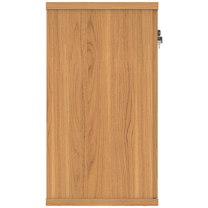 Polaris Desk High Cupboard, 1 Shelf, 730mm High, Beech