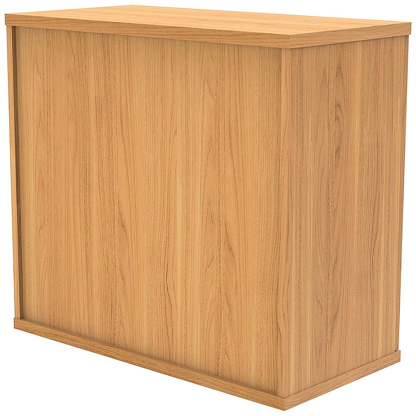 Polaris Desk High Cupboard, 1 Shelf, 730mm High, Beech