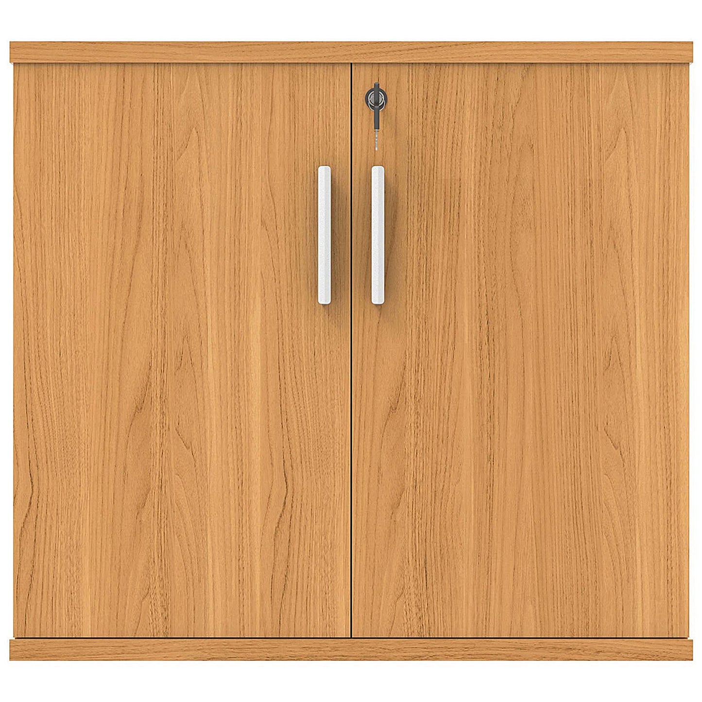 Polaris Desk High Cupboard, 1 Shelf, 730mm High, Beech
