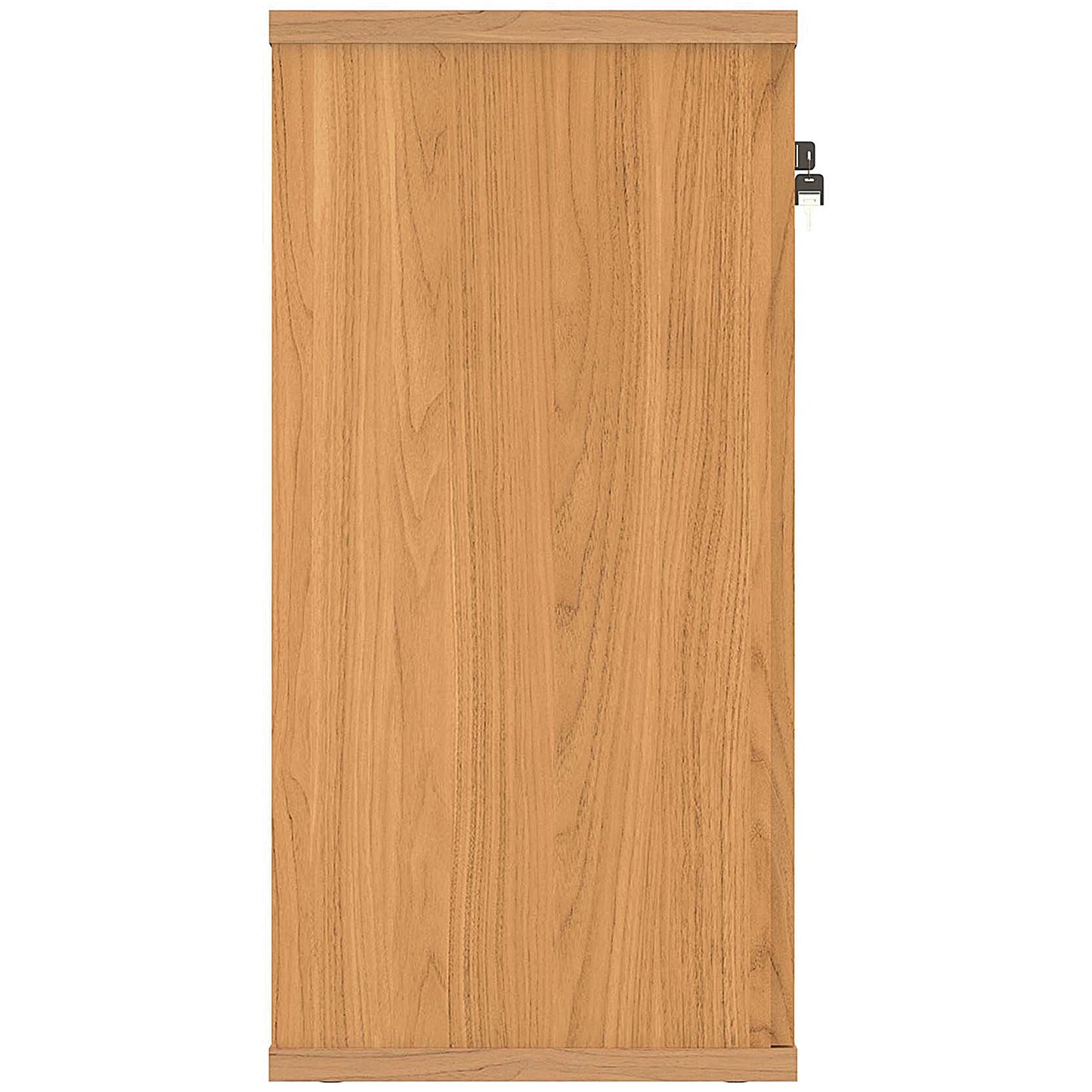Polaris Low Cupboard, 1 Shelf, 816mm High, Beech