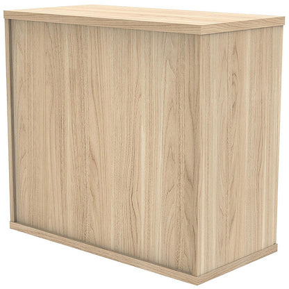 Polaris Desk High Cupboard, 1 Shelf, 730mm High, Oak