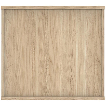 Polaris Desk High Cupboard, 1 Shelf, 730mm High, Oak