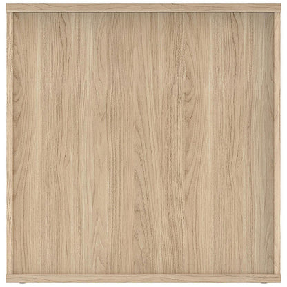 Polaris Low Cupboard, 1 Shelf, 816mm High, Oak