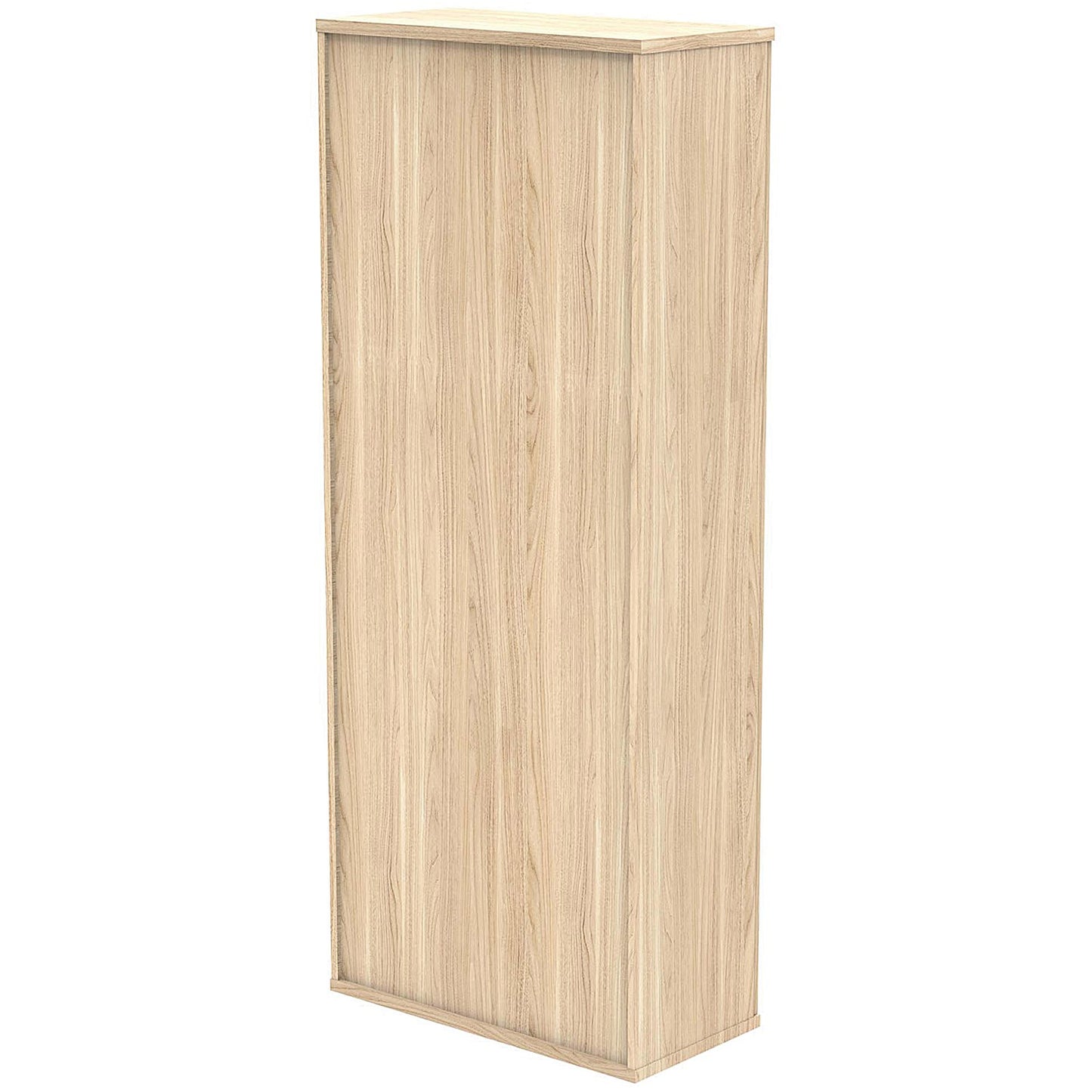 Polaris Extra Tall Cupboard, 4 Shelves, 1980mm High, Oak