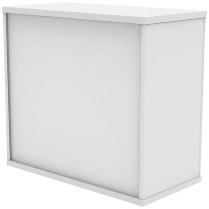 Polaris Desk High Cupboard, 1 Shelf, 730mm High, White