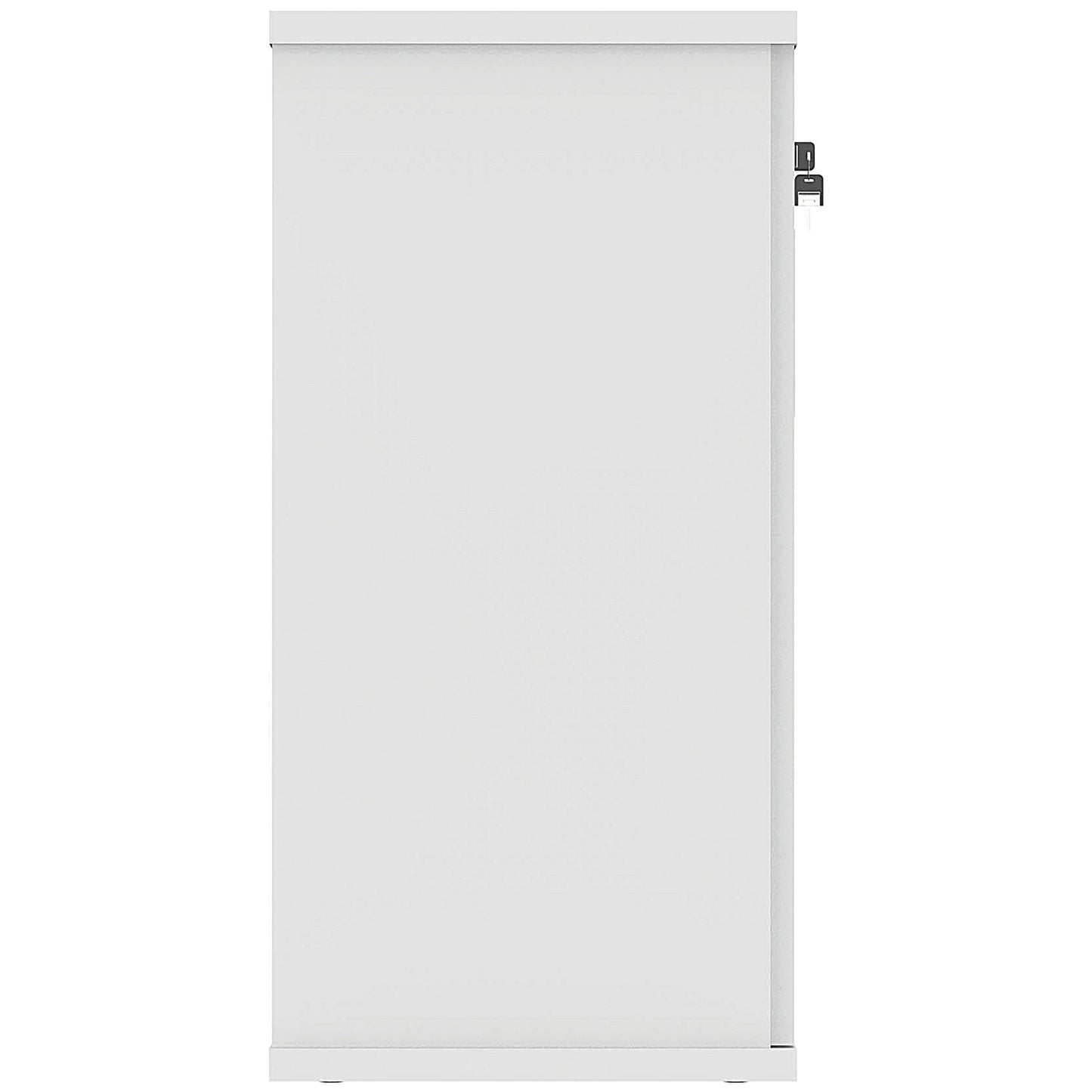 Polaris Low Cupboard, 1 Shelf, 816mm High, White