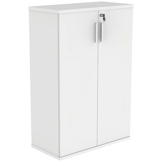 Polaris Medium Cupboard, 2 Shelves, 1204mm High, White Easy2Order : KF821306