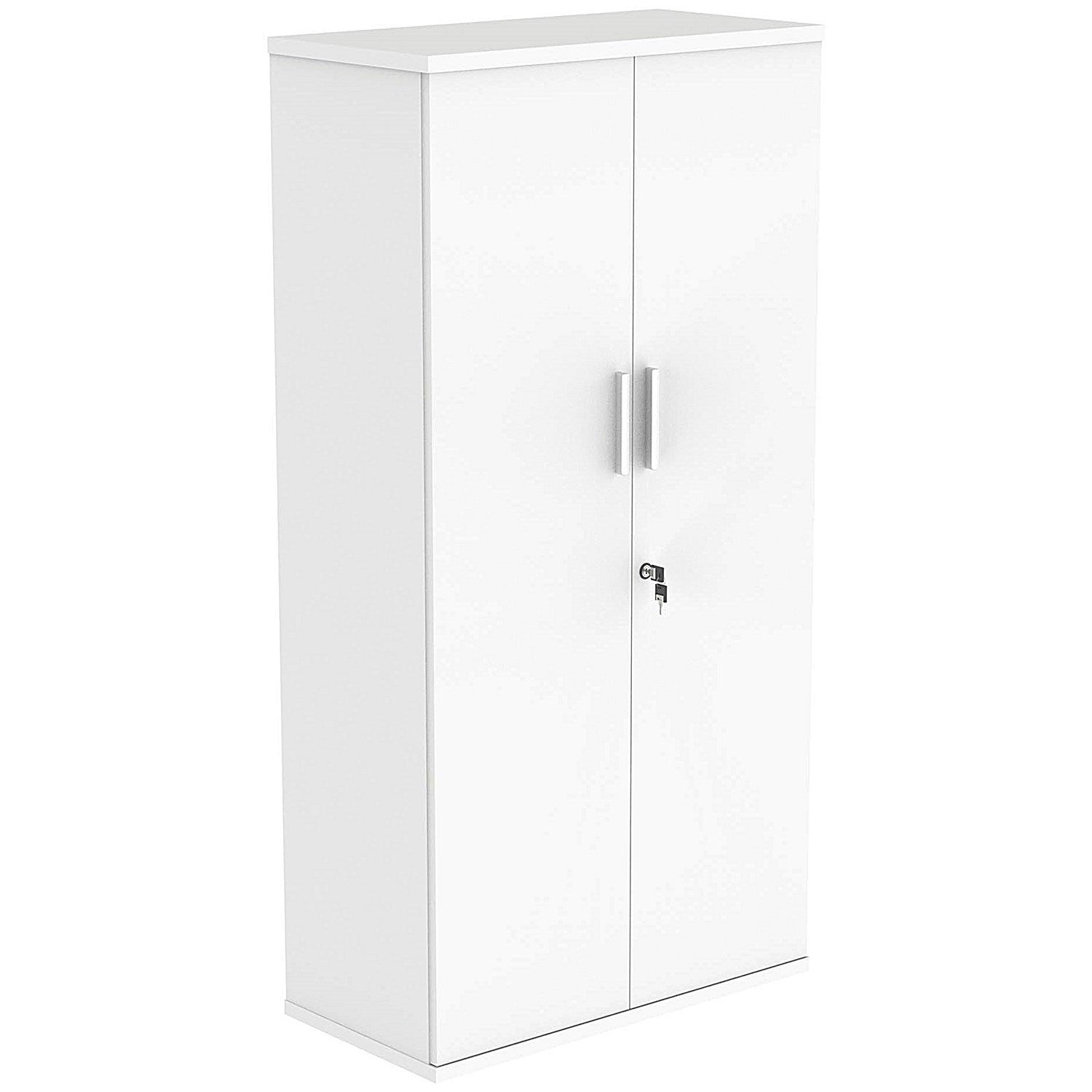 Polaris Tall Cupboard, 3 Shelves, 1592mm High, White Easy2Order : KF821316