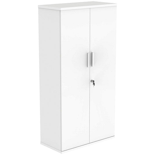 Polaris Tall Cupboard, 3 Shelves, 1592mm High, White Easy2Order : KF821316