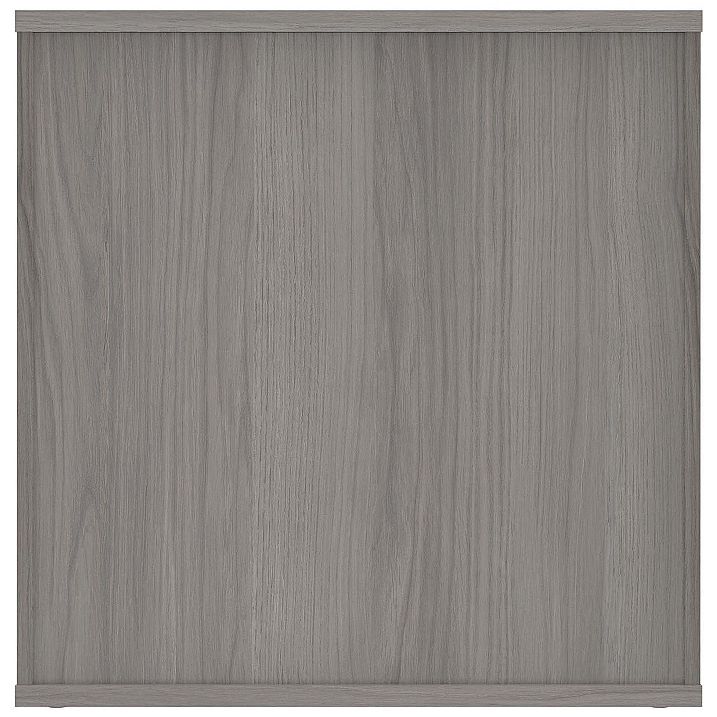 Polaris Low Cupboard, 1 Shelf, 816mm High, Grey Oak