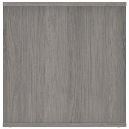Polaris Low Cupboard, 1 Shelf, 816mm High, Grey Oak