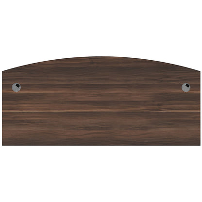 Avior Bow Fronted 2000mm Executive Desk, Walnut