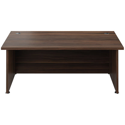 Avior Bow Fronted 1800mm Executive Desk, Walnut
