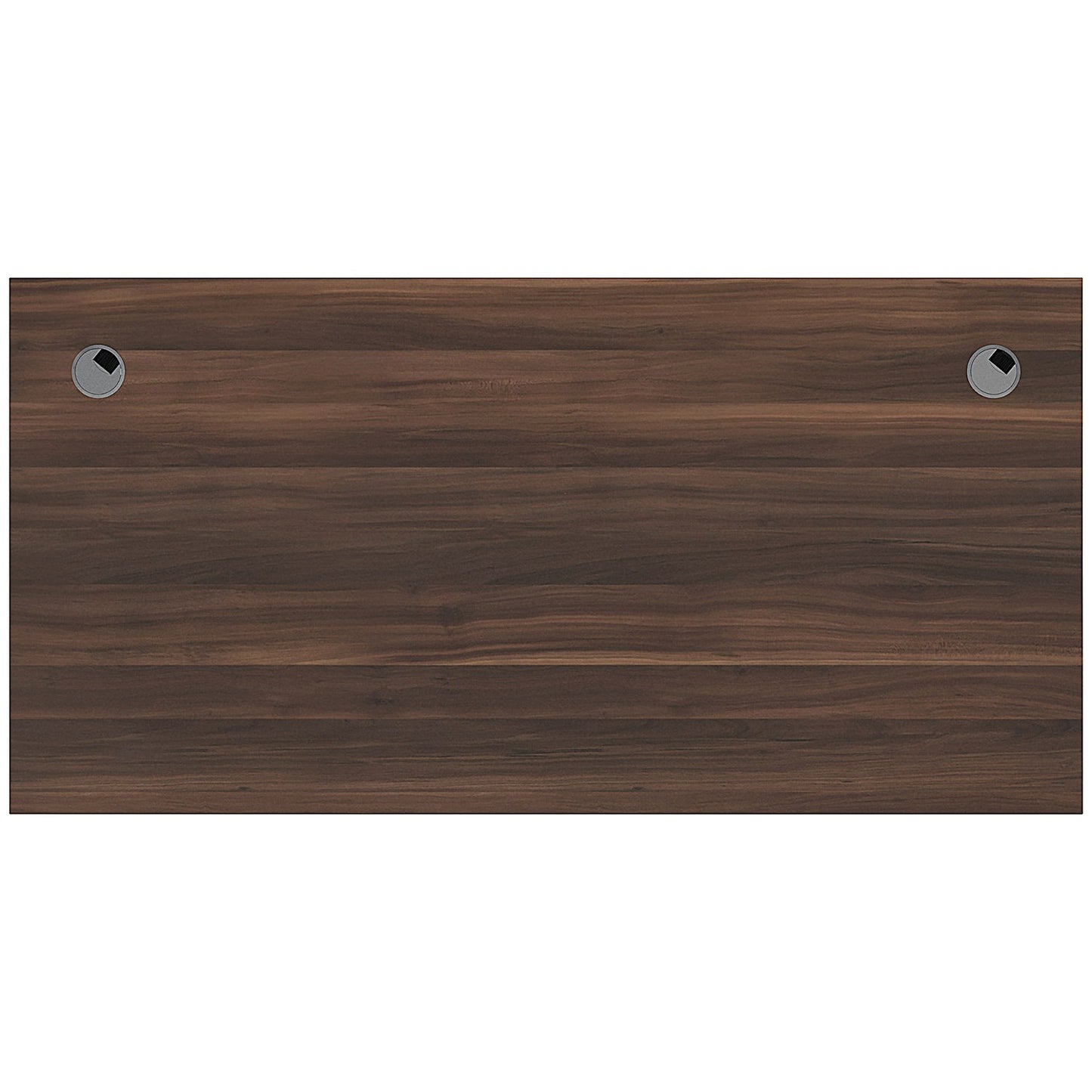 Avior Bow Fronted 1800mm Executive Desk, Walnut