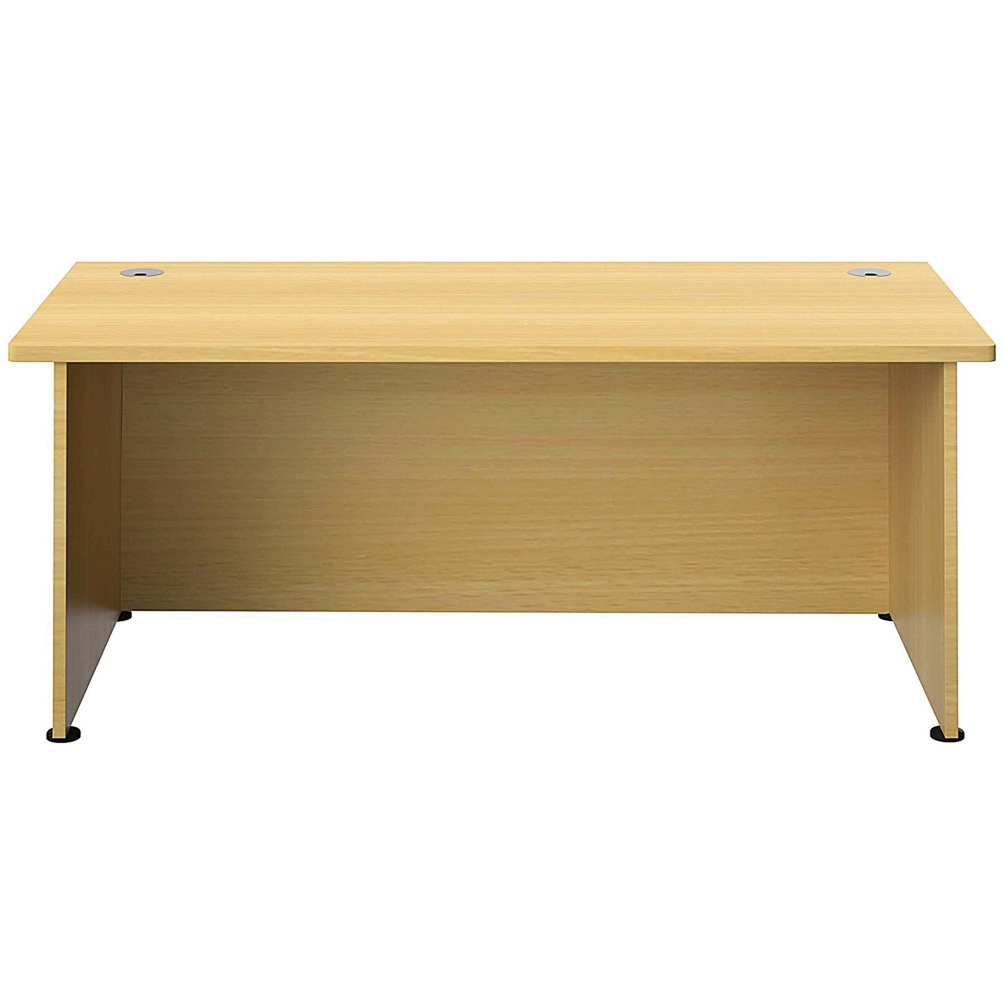Avior Bow Fronted 1800mm Executive Desk, Oak