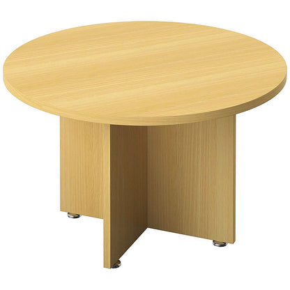Avior Executive Circular Meeting Table, 1200mm Wide, Nova Oak Easy2Order : KF821878
