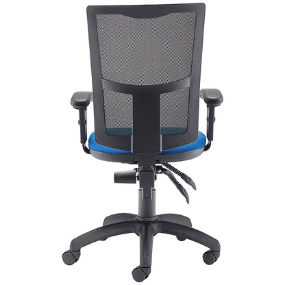 Jemini Medway High Mesh Back Operator Chair, Blue