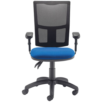 Jemini Medway High Mesh Back Operator Chair, Blue