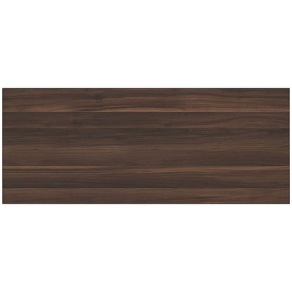 Avior Executive Medium Wooden Cupboard, 2 Shelves, 1560mm High, Walnut