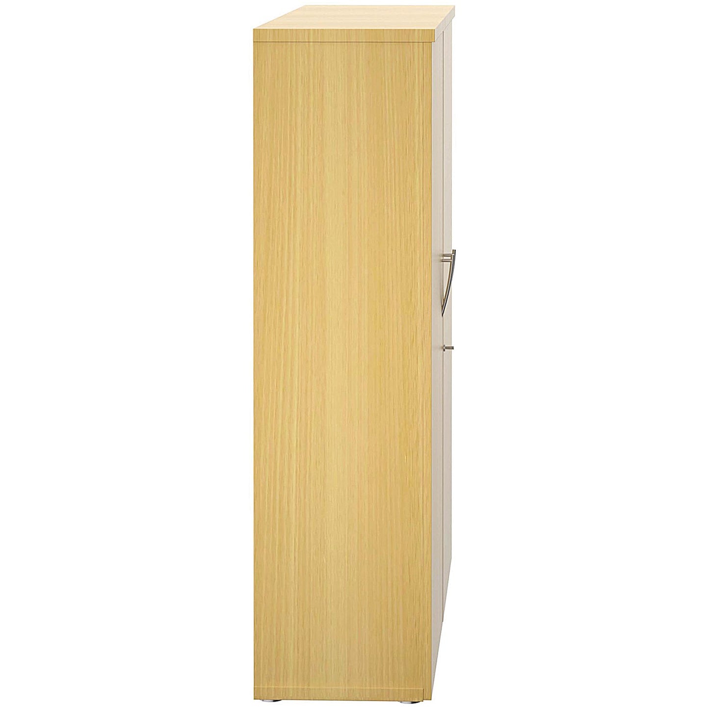 Avior Executive Medium Wooden Cupboard, 2 Shelves, 1560mm High, Oak