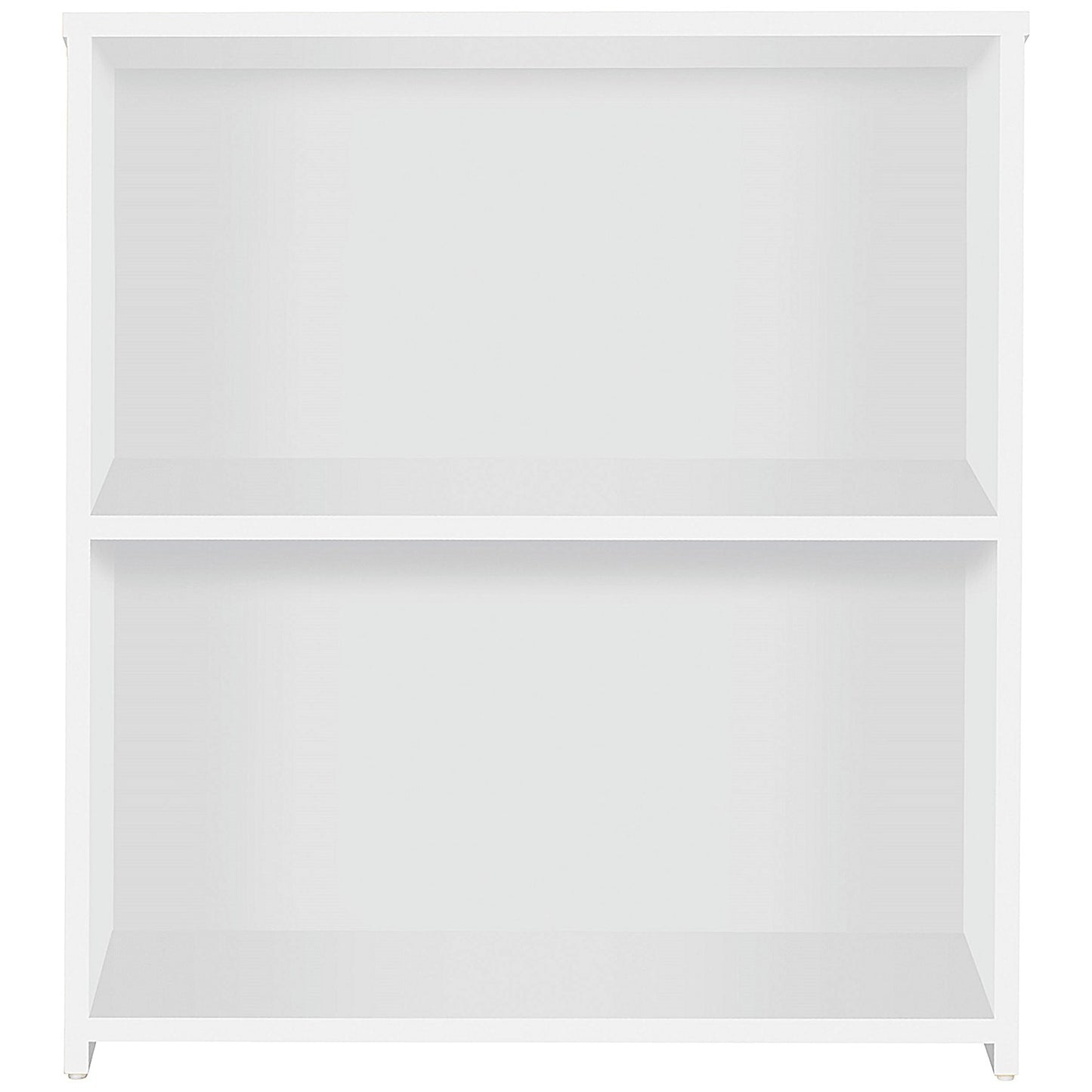 Serrion Premium Low Bookcase, 1 Shelf, 800mm High, White