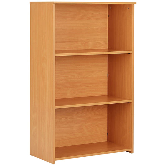 Serrion Premium Medium Bookcase, 2 Shelves, 1200mm High, Beech Easy2Order : KF822080