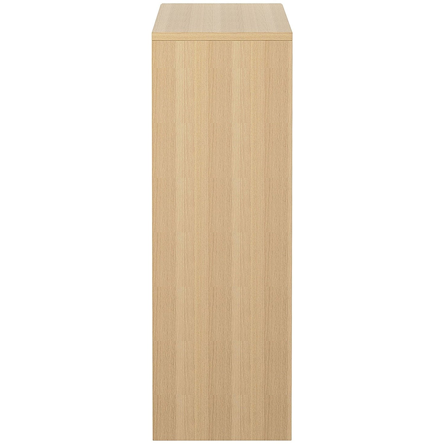 Serrion Premium Medium Bookcase, 2 Shelves, 1200mm High, Oak