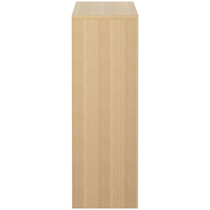 Serrion Premium Medium Bookcase, 2 Shelves, 1200mm High, Oak