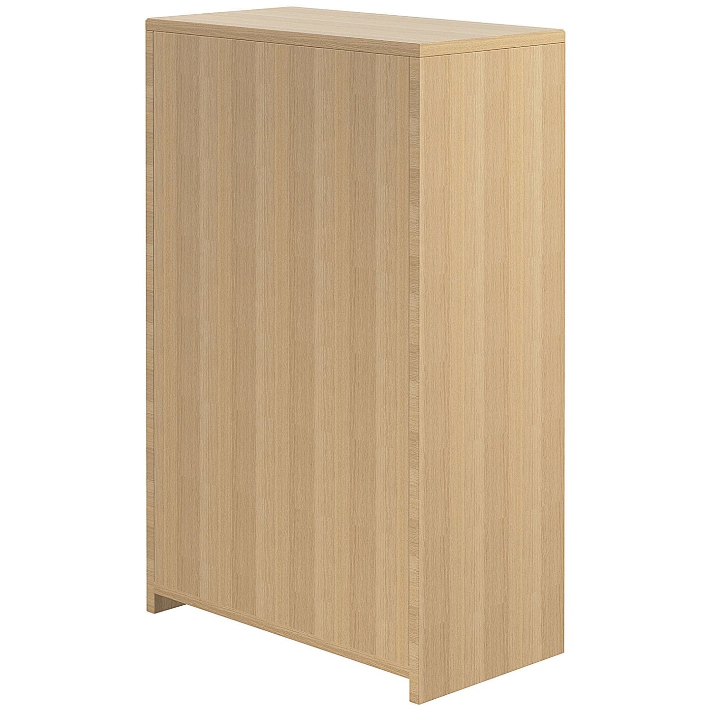 Serrion Premium Medium Bookcase, 2 Shelves, 1200mm High, Oak