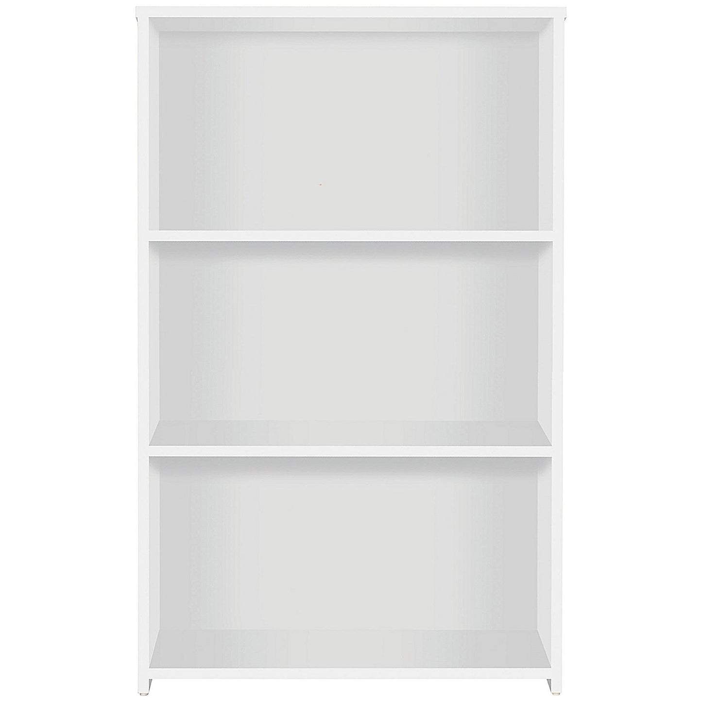 Serrion Premium Medium Bookcase, 2 Shelves, 1200mm High, White