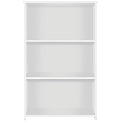 Serrion Premium Medium Bookcase, 2 Shelves, 1200mm High, White