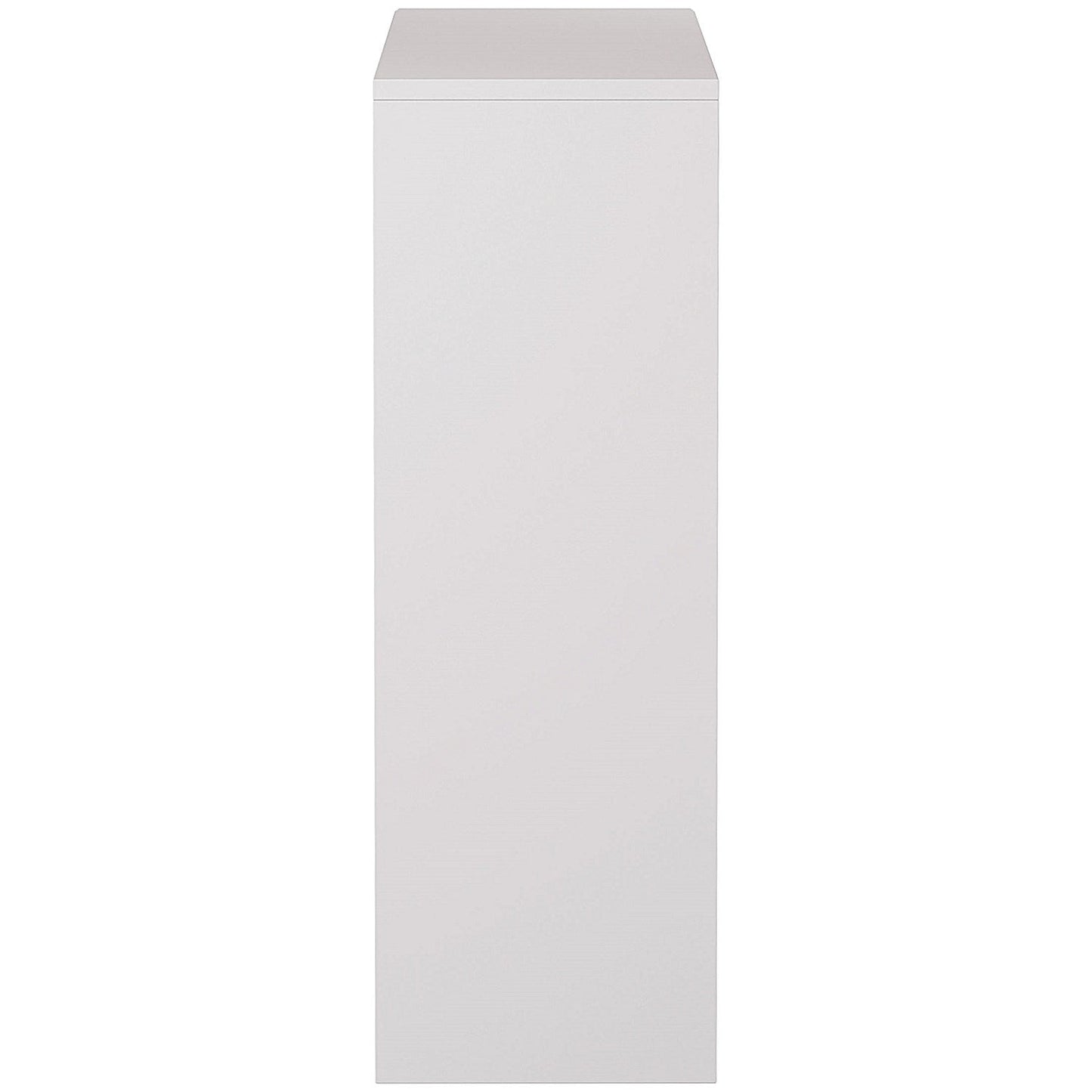 Serrion Premium Medium Bookcase, 2 Shelves, 1200mm High, White