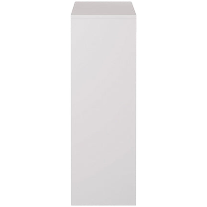 Serrion Premium Medium Bookcase, 2 Shelves, 1200mm High, White