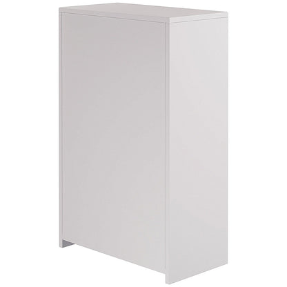 Serrion Premium Medium Bookcase, 2 Shelves, 1200mm High, White Easy2Order : KF822103