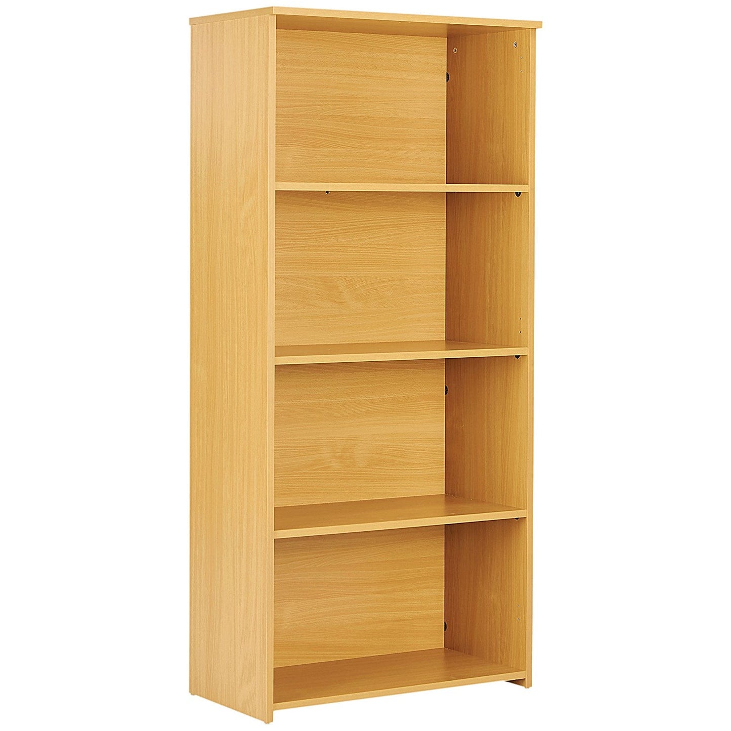 Serrion Premium Tall Bookcase, 3 Shelves, 1600mm High, Oak
