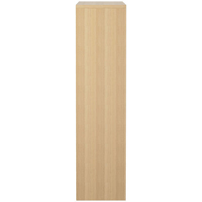Serrion Premium Tall Bookcase, 3 Shelves, 1600mm High, Oak