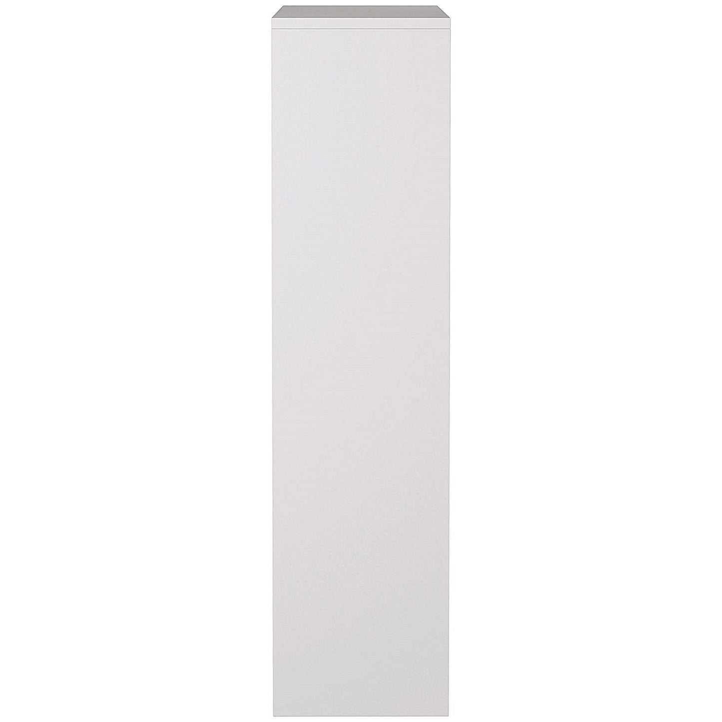 Serrion Premium Tall Bookcase, 3 Shelves, 1600mm High, White