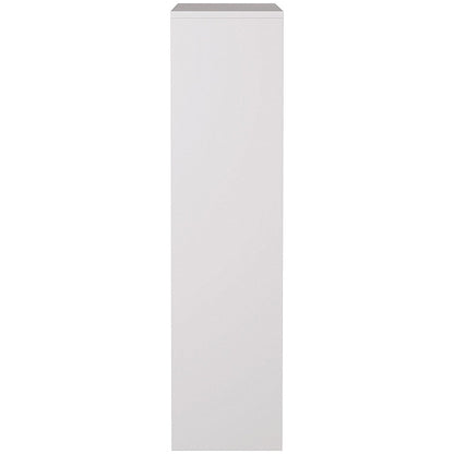 Serrion Premium Tall Bookcase, 3 Shelves, 1600mm High, White