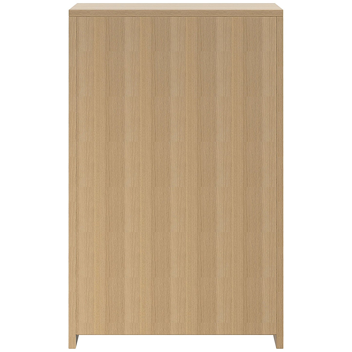 Serrion Premium Medium Wooden Cupboard, 2 Shelves, 1200mm High, Oak