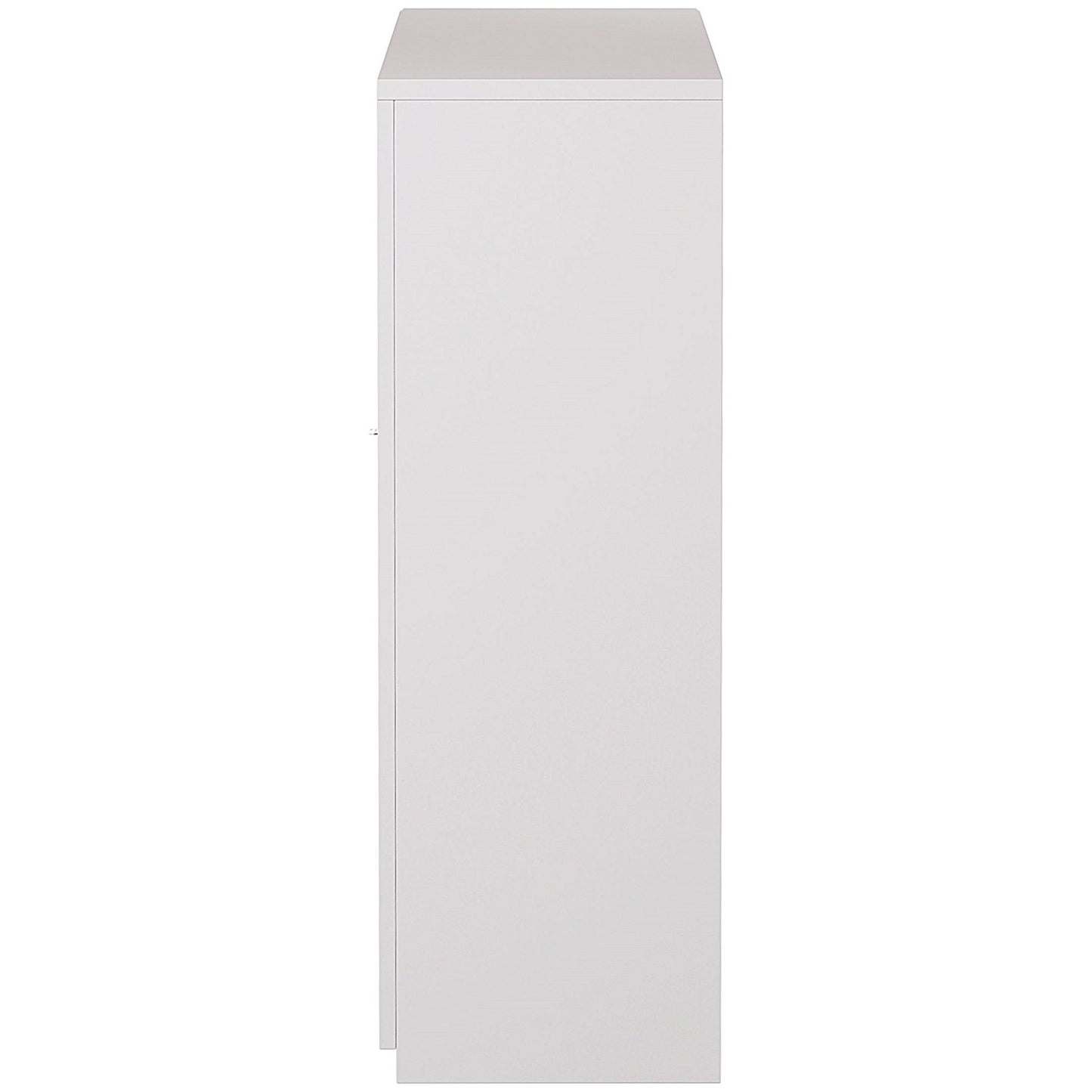Serrion Premium Medium Wooden Cupboard, 2 Shelves, 1200mm High, White